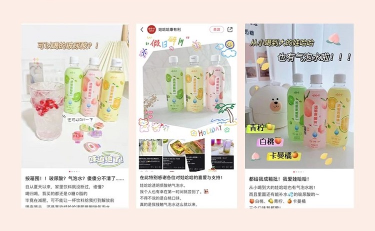 娃哈哈氣泡水營銷案例