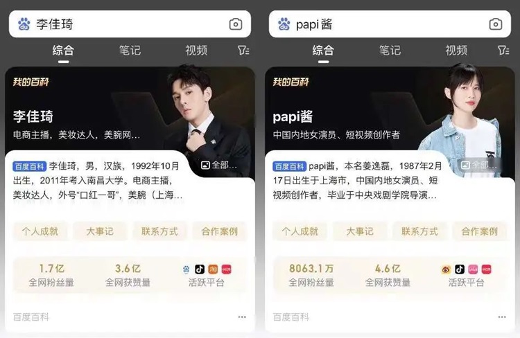 百度百科超級(jí)名片
