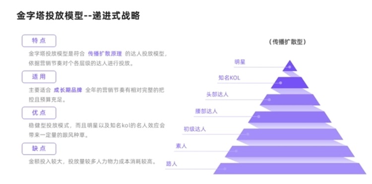 金字塔投放模型